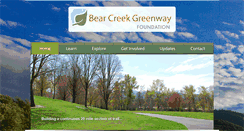 Desktop Screenshot of bearcreekgreenway.com