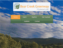 Tablet Screenshot of bearcreekgreenway.com